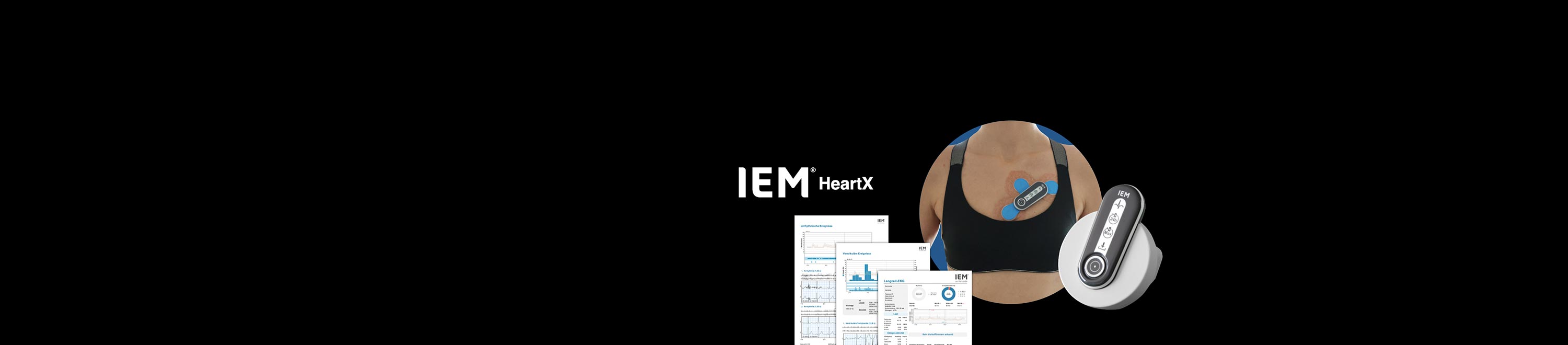 IEM HeartX Holter EKG Recorder Langzeit-EKG (3-Kanal)