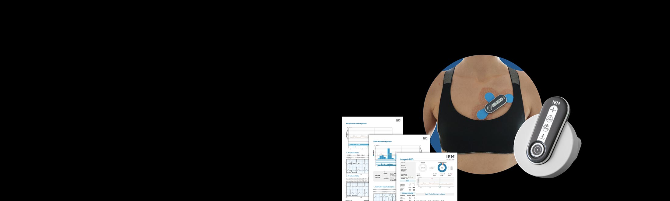 IEM HeartX Holter EKG Recorder Langzeit-EKG (3-Kanal)