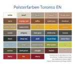 K. H. Dewert Polsterfarben Toronto EN
