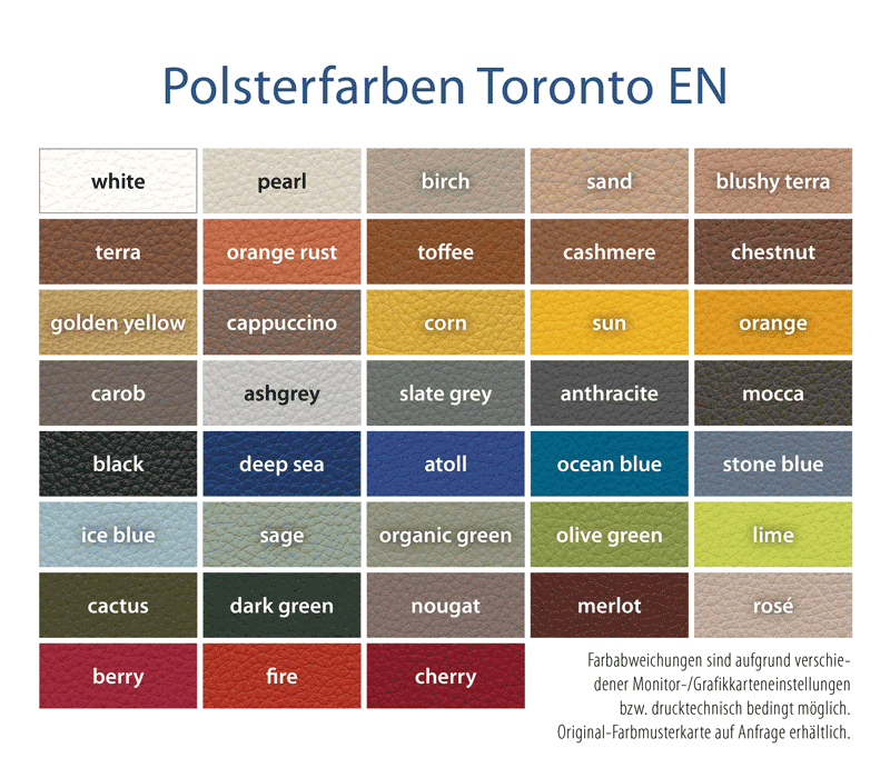 K. H. Dewert Polsterfarben Toronto EN