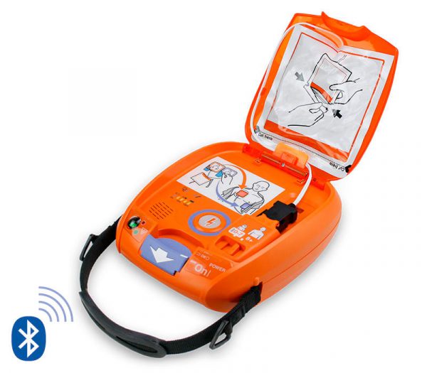 Nihon Kohden AED-3100 Defibrillator mit 4-Jahresbatterie und Bluetooth
