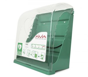 Wandschrank für Nihon Kohden AED-21xx (ohne Alarm)