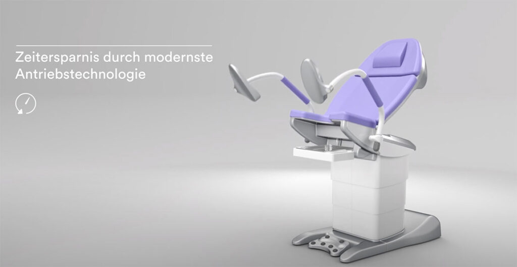 medi-matic - modernste Antriebstechnologie hilft Zeit sparen