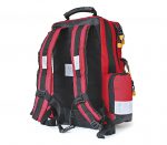 WaterStop Notfallrucksack Pro (Rückansicht, rot)