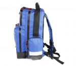 WaterStop Notfallrucksack Pro (Seitenansicht, blau)