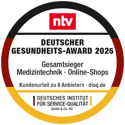 Auszeichnung „Deutscher Gesundheits-Award 2025“ von ntv und dem Deutschen Institut für Service-Qualität (DISQ)