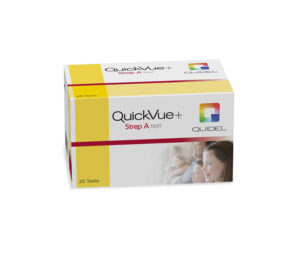 Quidel QuickVue+ Strep A Testkassetten, Rachenabstrich (25er-Pack)