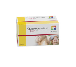 Quidel QuickVue In-Line Strep A Testkassetten