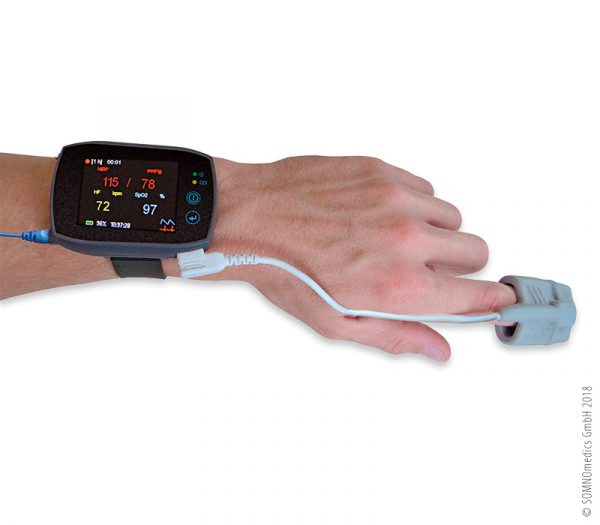 SOMNOmedics SOMNOtouch™ NIBP Langzeit-Blutdruckmessung – Anwendungsbeispiel